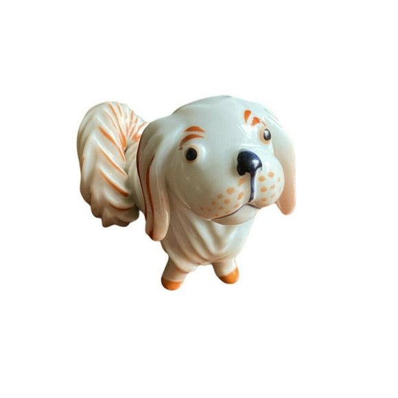 Metzler Ortloff Figurine Pekingese Dog Bosse Germany Porcelain Art Deco Rare - Picture 1 of 9